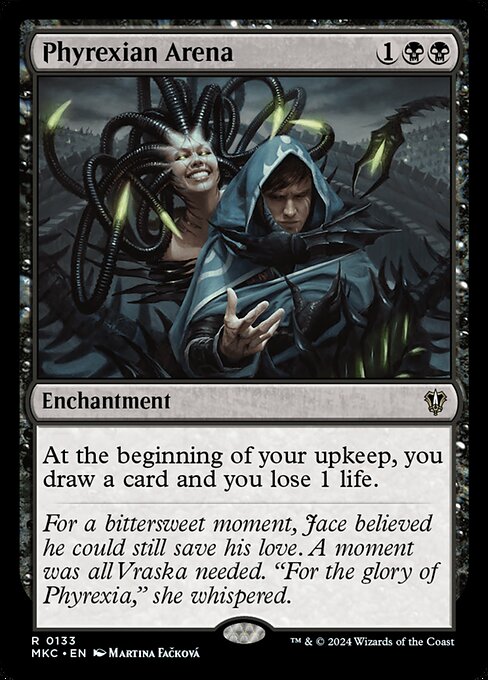 Phyrexian Arena Murders at Karlov Manor Commander Magic: The Gathering card image