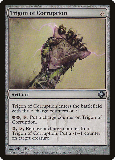 Trigon of Corruption - Scars of Mirrodin #213
