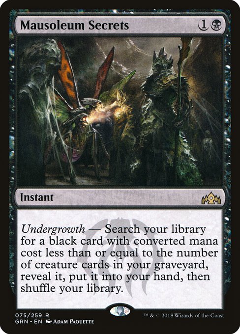 Mausoleum Secrets - Guilds of Ravnica #75