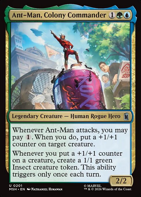 Ant-Man, Colony Commander Marvel Super Heroes Magic: The Gathering card image