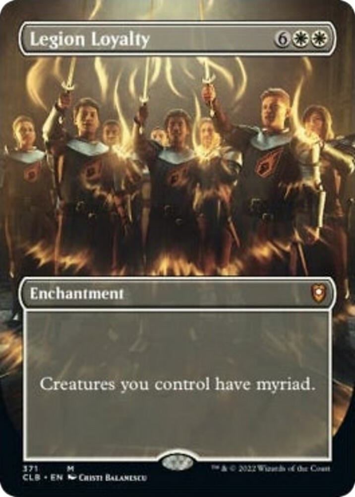 Legion Loyalty #371 Borderless Commander Legends: Battle for Baldur's Gate