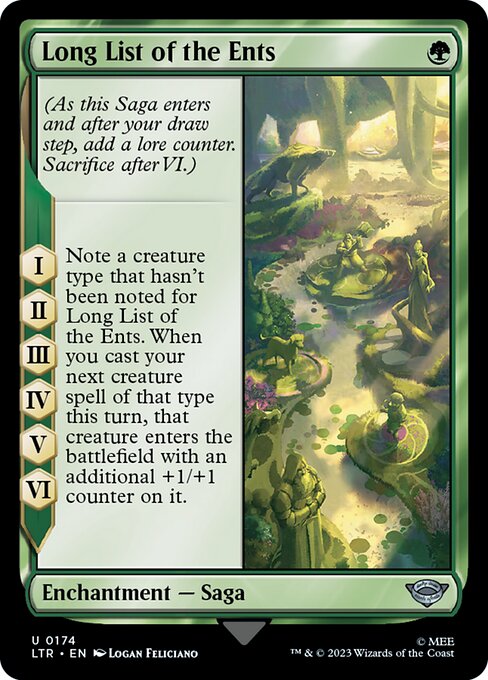 Long List of the Ents - The Lord of the Rings: Tales of Middle-earth #174