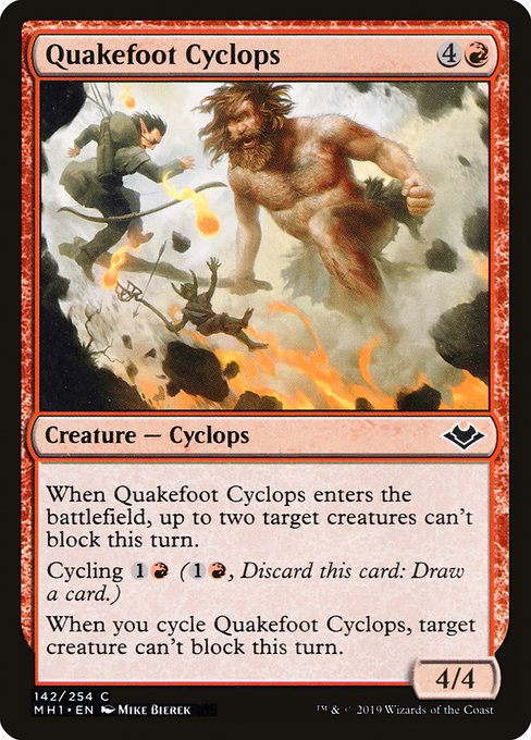 Quakefoot Cyclops - Modern Horizons #142