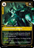 Commander Ledros Riftbound card image