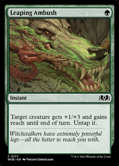 Leaping Ambush - Wilds of Eldraine #177
