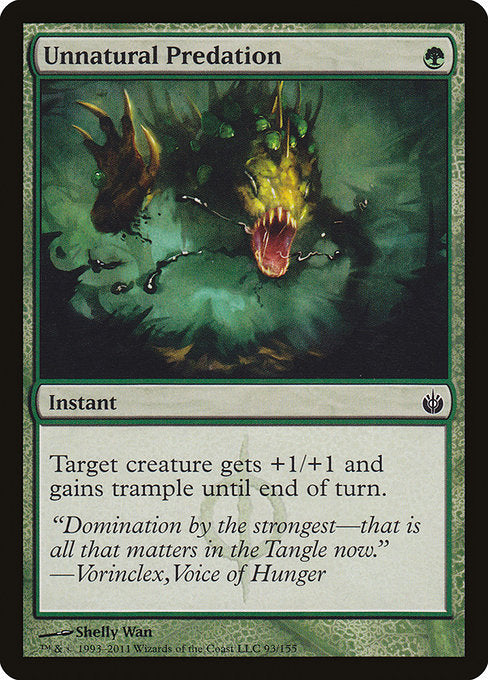 Unnatural Predation - Mirrodin Besieged #93