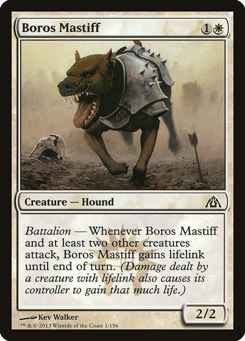 Boros Mastiff - Dragon's Maze #1