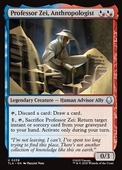 Professor Zei, Anthropologist - Avatar: The Last Airbender #238