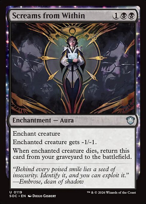Screams from Within - Secrets of Strixhaven Commander #119