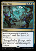 Time Wipe Bloomburrow Commander Magic: The Gathering card image