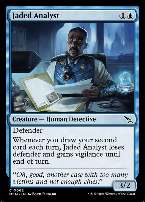 Jaded Analyst Murders at Karlov Manor Magic: The Gathering card image