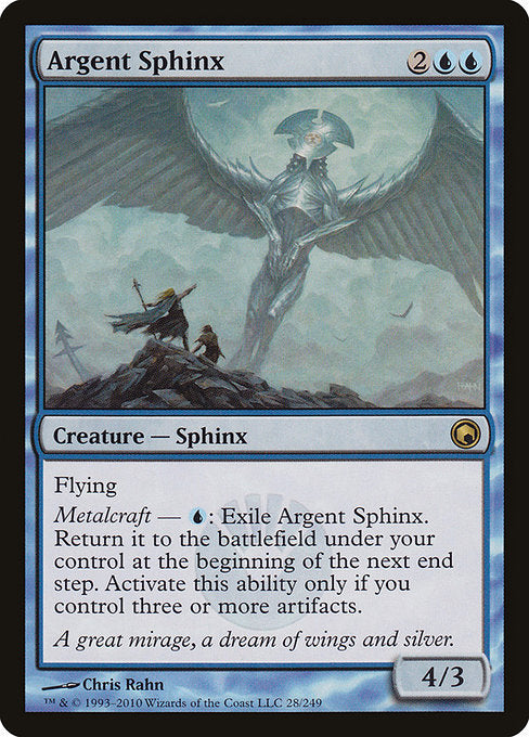 Argent Sphinx - Scars of Mirrodin #28
