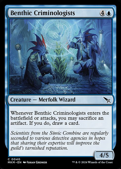 Benthic Criminologists Murders at Karlov Manor Magic: The Gathering card image