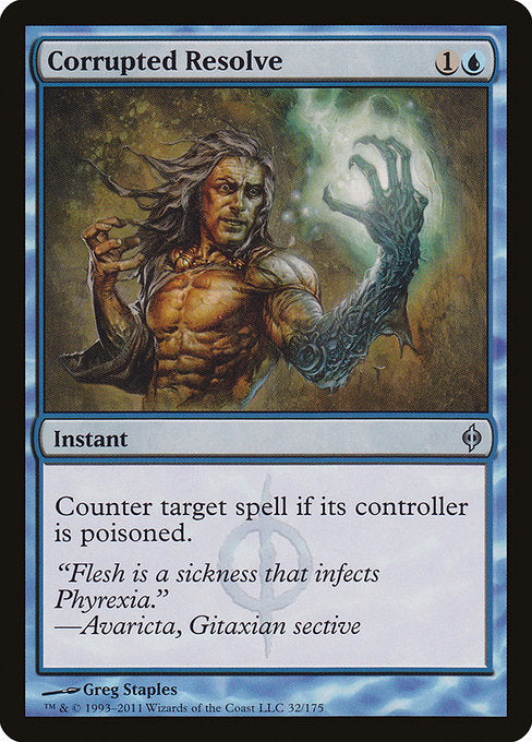 Corrupted Resolve - New Phyrexia #32