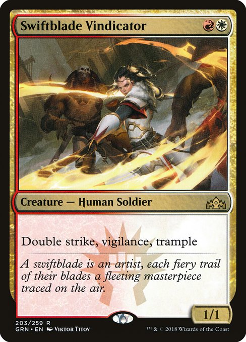 Swiftblade Vindicator - Guilds of Ravnica #203