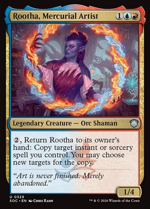Rootha, Mercurial Artist - Secrets of Strixhaven Commander #329