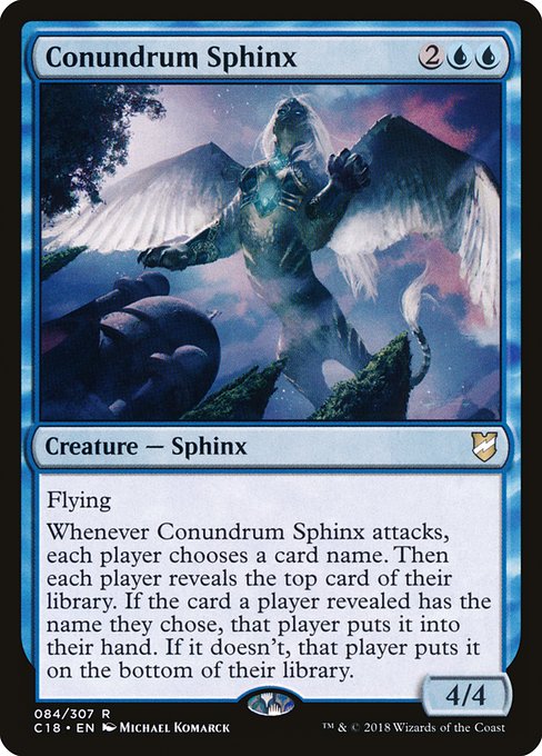 Conundrum Sphinx - Commander 2018 #84