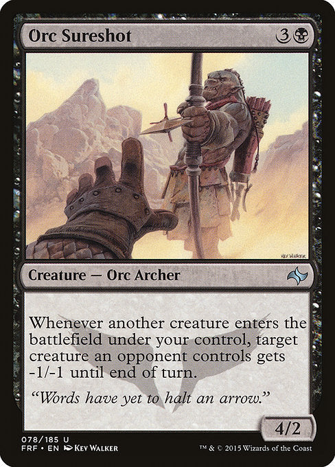 Orc Sureshot - Fate Reforged #78 Magic: The Gathering card image