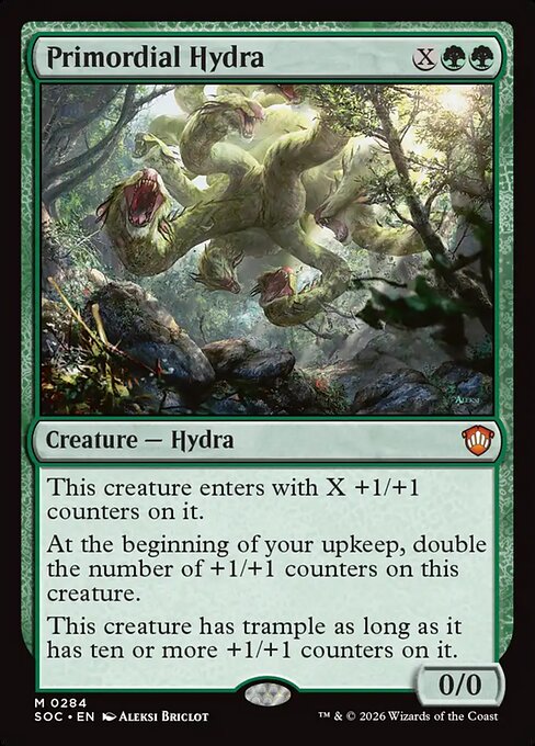 Primordial Hydra - Secrets of Strixhaven Commander #284