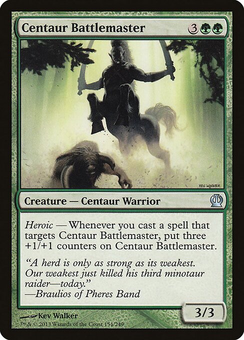 Centaur Battlemaster Theros Magic: The Gathering card image