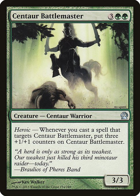 Centaur Battlemaster - Theros #154 Magic: The Gathering card image