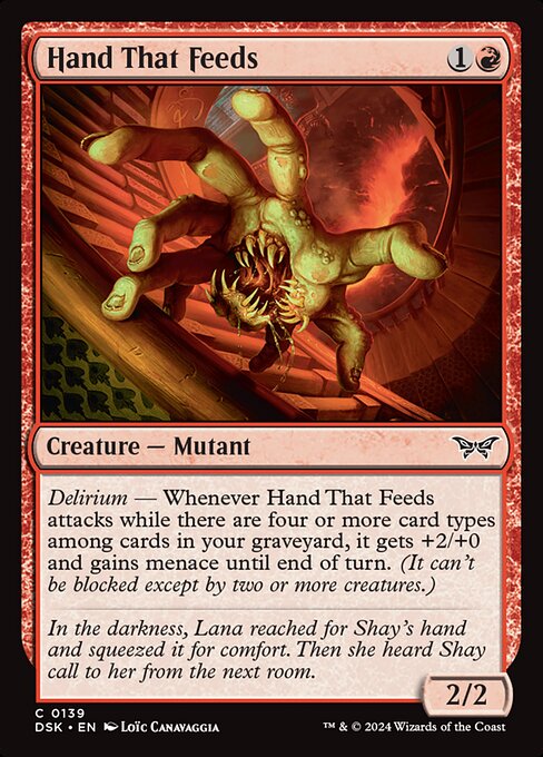 Hand That Feeds Duskmourn: House of Horror Magic: The Gathering card image