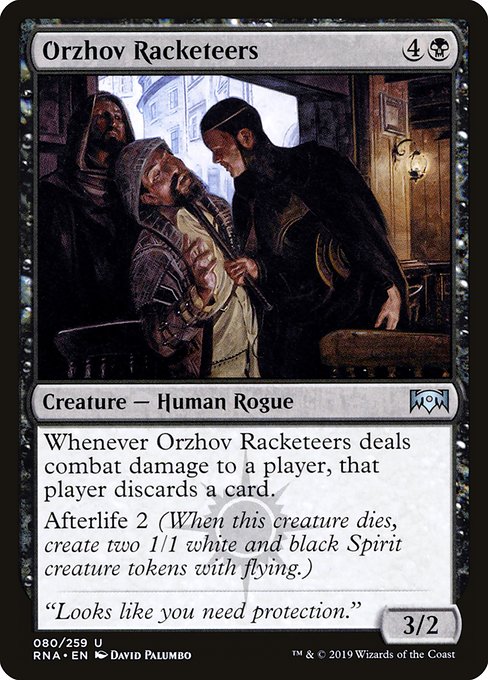 Orzhov Racketeers - Ravnica Allegiance #80