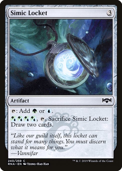 Simic Locket - Ravnica Allegiance #240