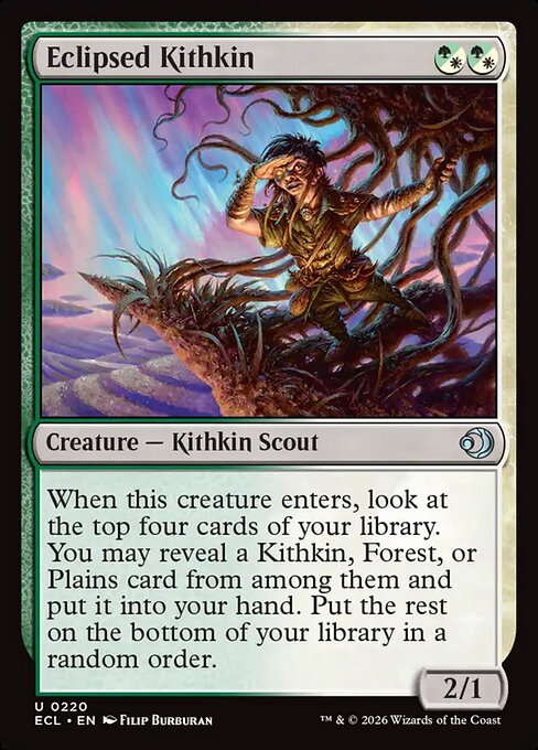 Eclipsed Kithkin - Lorwyn Eclipsed #220