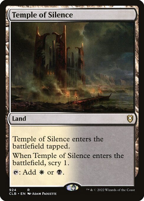 Temple of Silence - Commander Legends: Battle for Baldur's Gate #924