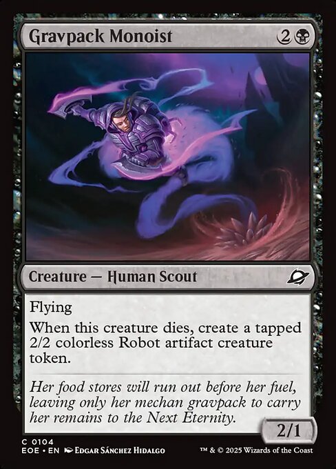 Gravpack Monoist Edge of Eternities Magic: The Gathering card image