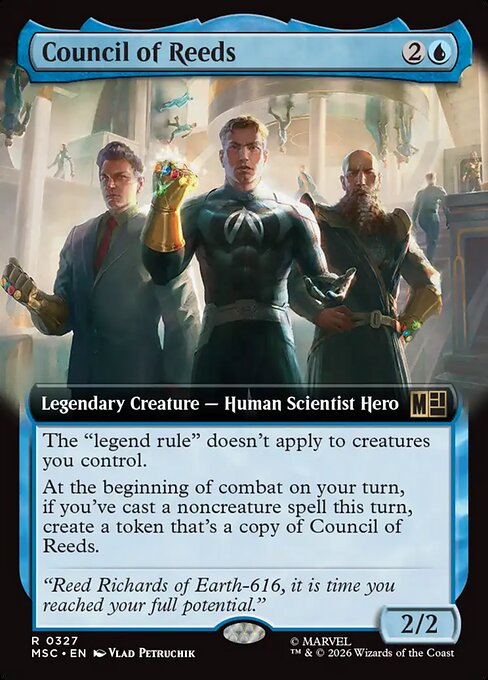 Council of Reeds Marvel Super Heroes Commander Magic: The Gathering card image
