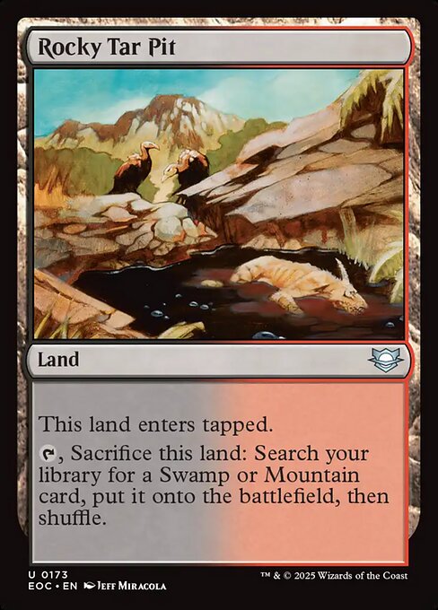 Rocky Tar Pit Edge of Eternities Commander Magic: The Gathering card image