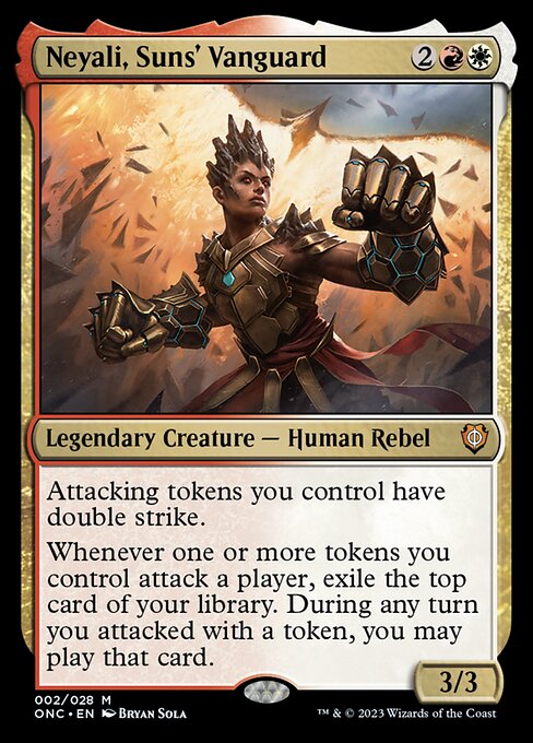 Neyali, Suns' Vanguard - Phyrexia: All Will Be One Commander #2