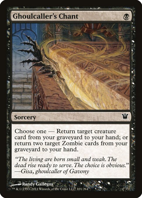Ghoulcaller's Chant Innistrad Magic: The Gathering card image