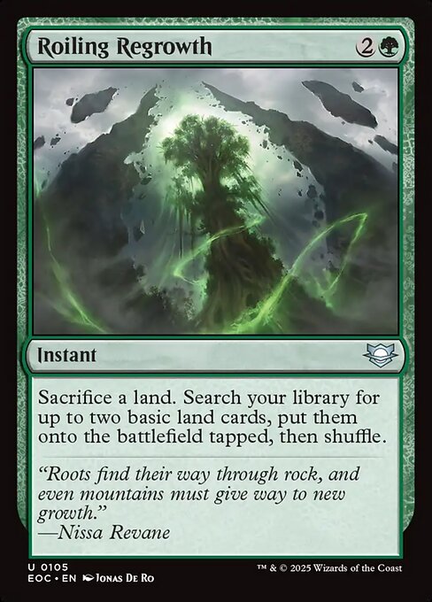 Roiling Regrowth - Edge of Eternities Commander #105