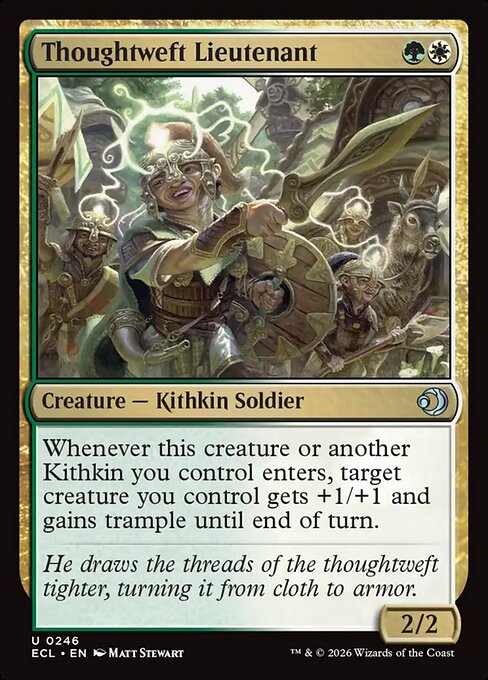 Thoughtweft Lieutenant - Lorwyn Eclipsed #246