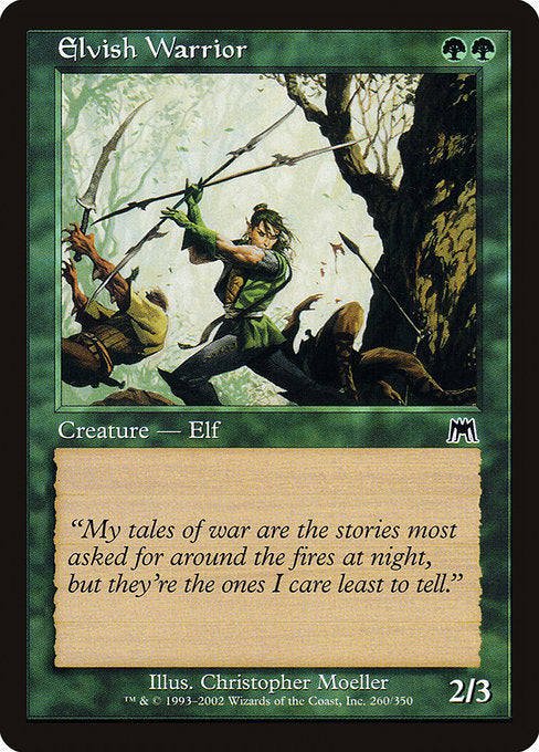 Elvish Warrior - Onslaught #260