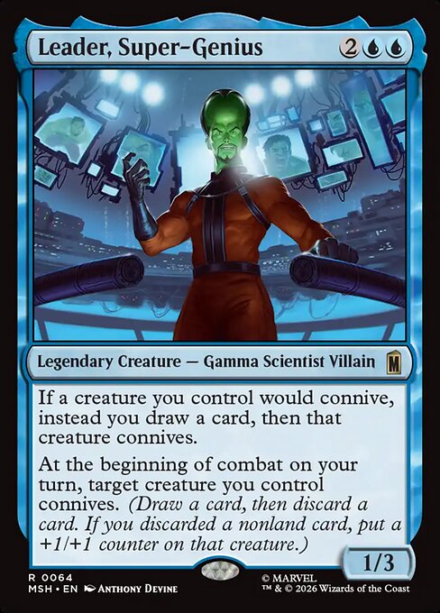 Leader, Super-Genius Marvel Super Heroes Magic: The Gathering card image