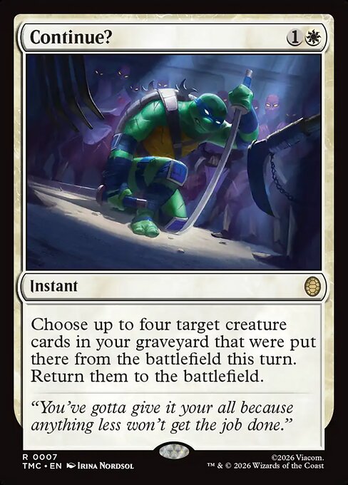 Continue? - Teenage Mutant Ninja Turtles Eternal #7