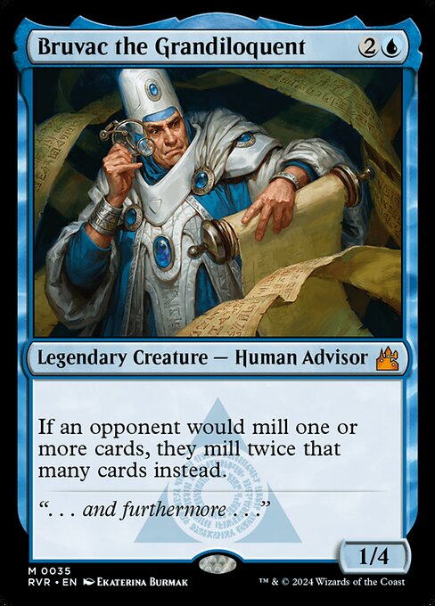 Bruvac the Grandiloquent - Ravnica Remastered #35