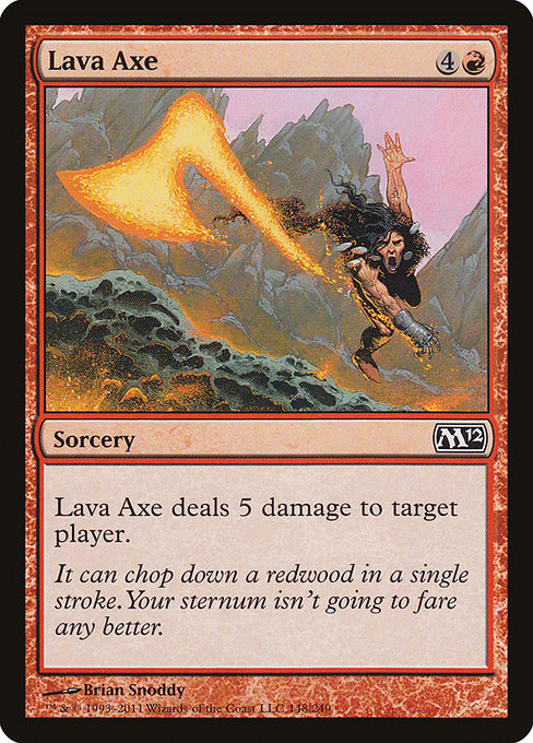 Lava Axe - Magic 2012 #148