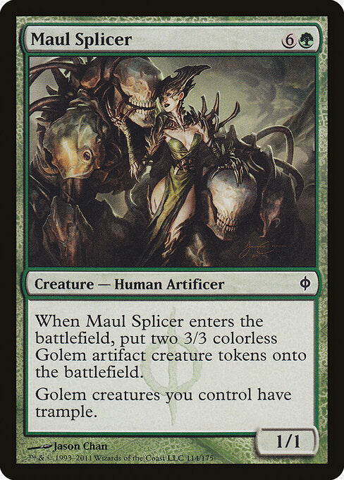 Maul Splicer New Phyrexia Magic: The Gathering card image