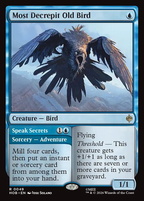 Most Decrepit Old Bird // Speak Secrets HOB 49