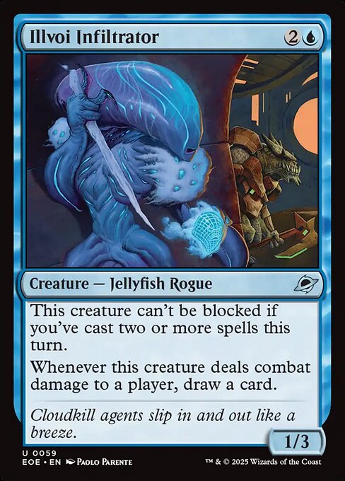Illvoi Infiltrator Edge of Eternities Magic: The Gathering card image