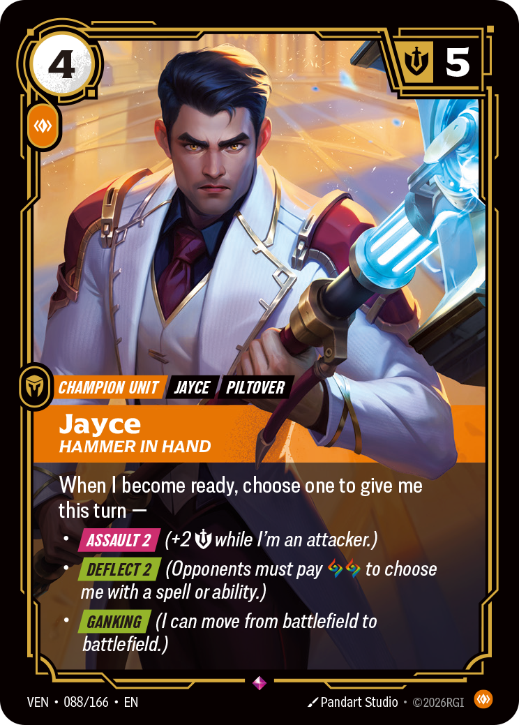 Jayce, Hammer in Hand Riftbound card