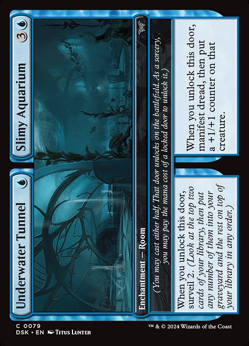 Underwater Tunnel // Slimy Aquarium - Duskmourn: House of Horror #79