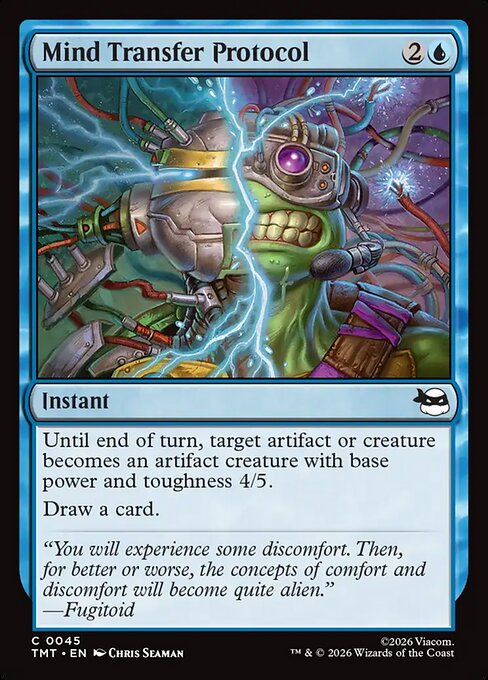 Mind Transfer Protocol - Teenage Mutant Ninja Turtles #45 Magic: The Gathering card image
