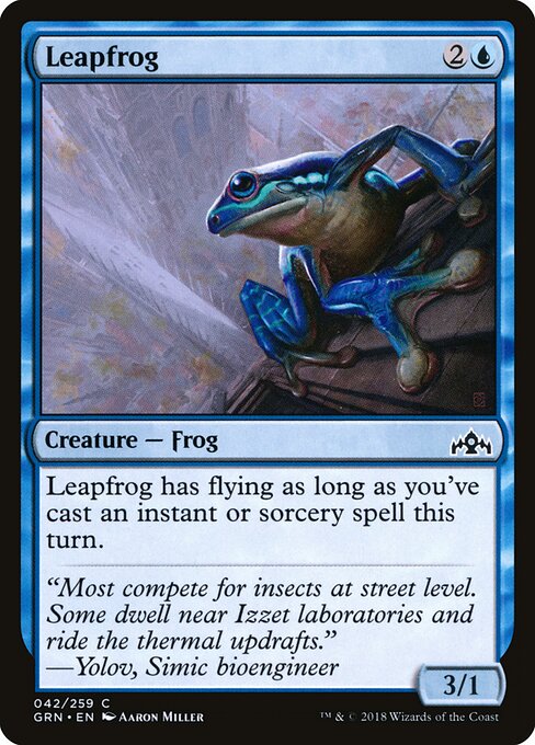 Leapfrog Guilds of Ravnica Magic: The Gathering card image