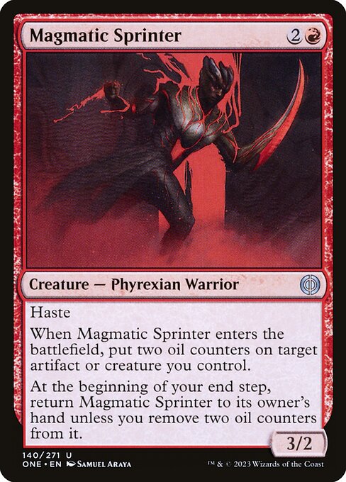 Magmatic Sprinter - Phyrexia: All Will Be One #140